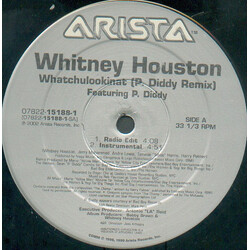Whitney Houston / P. Diddy Whatchulookinat (P. Diddy Remix) VINYL 12" USED