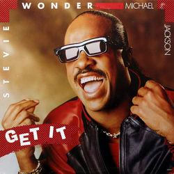 Stevie Wonder / Michael Jackson Get It VINYL 12" USED