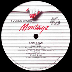 Yvonne Brown Goin' Down / King Of The Groove VINYL 12" USED