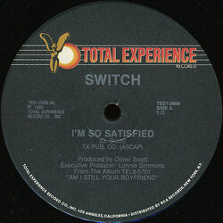 Switch (6) I'm So Satisfied VINYL 12" USED