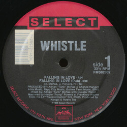 Whistle Falling In Love USED VINYL 12INCH 33 S RPM