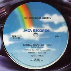 The Afternoon Delights General Hospi-tale USED VINYL 12INCH 33 S RPM