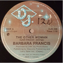 Barbara Francis The Other Woman VINYL 12" USED