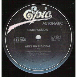 Barracuda (18) Ain't No Big Deal USED VINYL 12INCH 33 S RPM STEREO