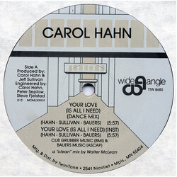 Carol Hahn Your Love (Is All I Need) VINYL 12" USED