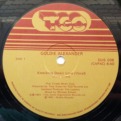 Goldie Alexander Knocking Down Love VINYL 12" USED