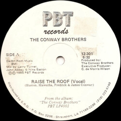 The Conway Brothers Raise The Roof VINYL 12" USED