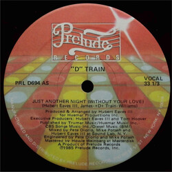 D-Train Just Another Night (Without Your Love) USED VINYL 12INCH 33 S RPM