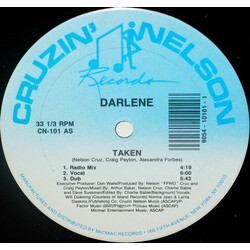 Darlene Taken VINYL 12" USED