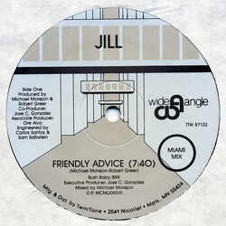 Jill Friendly Advice VINYL 12" USED