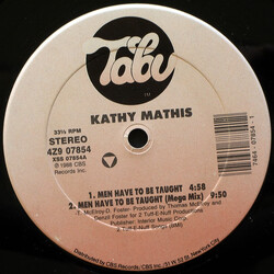 Kathy Mathis Men Have To Be Taught USED VINYL 12INCH 33 S RPM