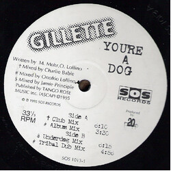 Gillette You're A Dog VINYL 12" USED