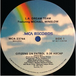 L.A. Dream Team / Michael Winslow Citizens On Patrol USED VINYL 12INCH 33 S RPM