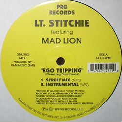 Lieutenant Stitchie / Mad Lion Ego Tripping USED VINYL 12INCH 33 S RPM