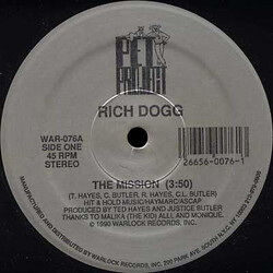 Rich Dogg The Mission / I Shoulda' Used Protection VINYL 12" USED