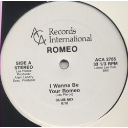 Romeo (24) I Wanna Be Your Romeo USED VINYL 12INCH 33 S RPM