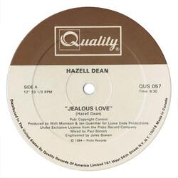 Hazell Dean Jealous Love / Evergreen VINYL 12" USED