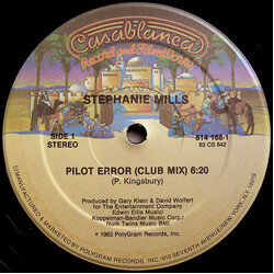 Stephanie Mills Pilot Error USED VINYL 12INCH 33 S RPM
