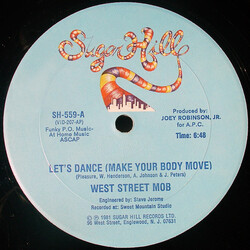 West Street Mob Let's Dance (Make Your Body Move) USED VINYL 12INCH 33 S RPM