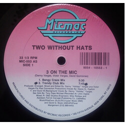 Two Without Hats 3 On The Mic USED VINYL 12INCH 33 S RPM