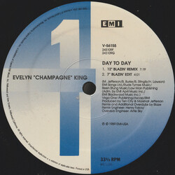 Evelyn King Day To Day (Blaze Remixes) VINYL 12" USED