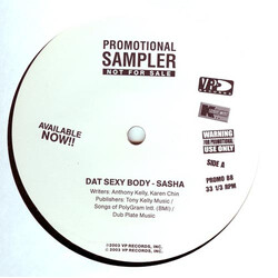 Sasha (7) Dat Sexy Body USED VINYL 12INCH MAXI-SINGLE PROMO