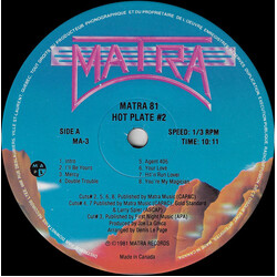 Various Hot Plate #2 VINYL 12" USED
