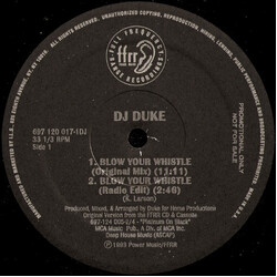 DJ Duke Blow Your Whistle (The Remixes) VINYL 12" USED