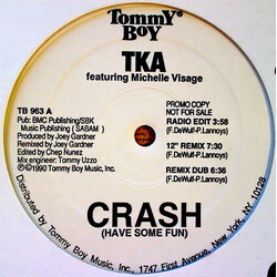 TKA / Michelle Visage Crash (Have Some Fun) USED VINYL 12INCH PROMO