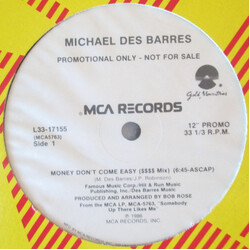 Michael Des Barres Money Don't Come Easy USED VINYL 12INCH PROMO