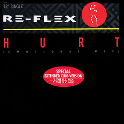 Re-Flex (2) Hurt (Emotional Mix) VINYL 12" USED