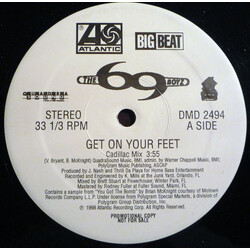 69 Boyz / Lana (11) Get On Your Feet (Remixes) USED VINYL 12INCH 33 S RPM PROMO