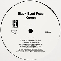 Black Eyed Peas Karma VINYL 12" USED