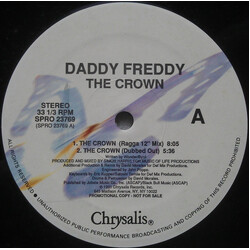 Daddy Freddy The Crown USED VINYL 12INCH 33 S RPM PROMO STEREO