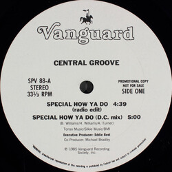 Central Groove Special How Ya Do VINYL 12" USED