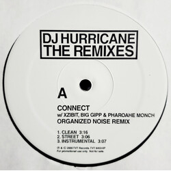 Hurricane (2) Connect (The Remixes) USED VINYL 12INCH 33 S RPM PROMO