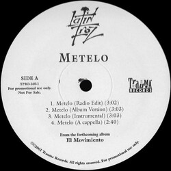 Latin Froz Metelo / Mami Goza USED VINYL 12INCH 33 S RPM PROMO