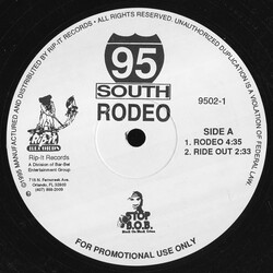 95 South Rodeo / Ride Out USED VINYL 12INCH 33 S RPM PROMO