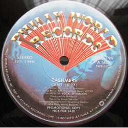 Cashmere (2) Can I USED VINYL 12INCH 33 S RPM PROMO
