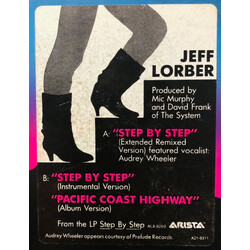 Jeff Lorber Step By Step USED VINYL 12INCH 33 S RPM PROMO