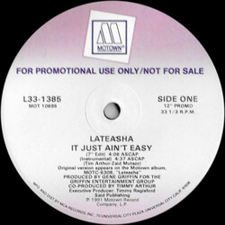 Lateasha It Just Ain't Easy VINYL 12" USED