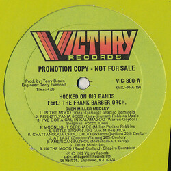 The Frank Barber Orchestra Hooked On Big Bands USED VINYL 12INCH 33 S RPM PROMO