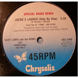 Huey Lewis & The News Jacob's Ladder (Step By Step) (Special Radio Remix) USED VINYL 12INCH PROMO 45 RPM