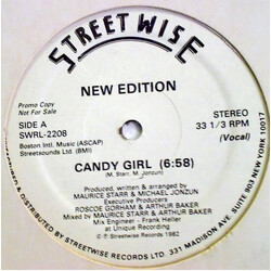New Edition Candy Girl USED VINYL 12INCH PROMO 33 S RPM