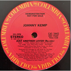 Johnny Kemp Just Another Lover (Re-mix) USED VINYL 12INCH 33 S RPM PROMO STEREO
