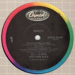 Kwick Stuck Up USED VINYL 12INCH 33 S RPM PROMO
