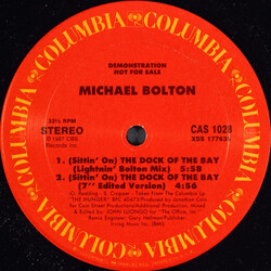 Michael Bolton (Sittin' On) The Dock Of The Bay VINYL 12" USED