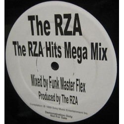 RZA The RZA Hits Mega Mix USED VINYL 12INCH PROMO 33 S RPM