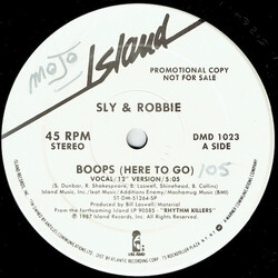 Sly & Robbie Boops (Here To Go) VINYL 12" USED