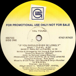 Val Young If You Should Ever Be Lonely VINYL 12" USED